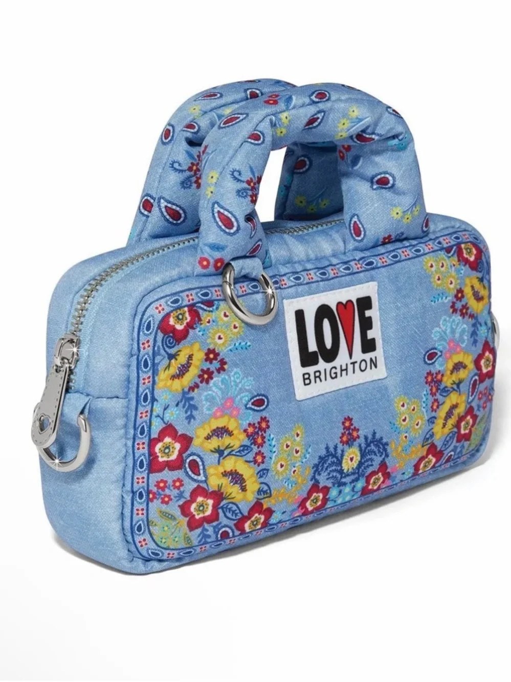 BRIGHTON Bandana Love Crossbody
Bag NWT MSRP $150 - Picture 3 of 12